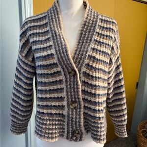 Madewell striped knit cardigan